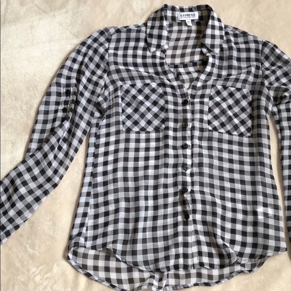 Mesh checkered pattern Express “The Portfolino”